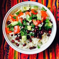A picture of Mexican Rice.