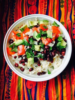 A picture of Mexican Rice.