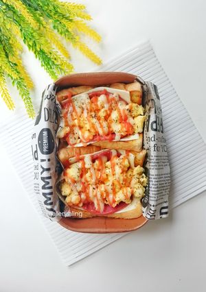 Foto resep 56. Korean Egg Drop Garlic Toast/ Korean Fluffy Egg Toast/ Korean Sandwich