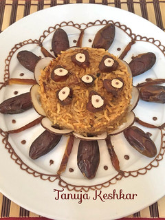 A picture of Arabian sweet rice.