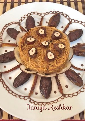 A picture of Arabian sweet rice.