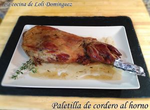 Una foto de Paletilla de cordero al horno