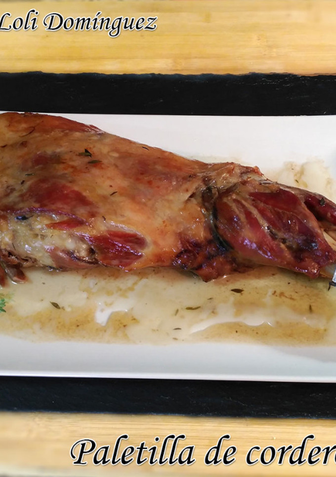 Una foto de Paletilla de cordero al horno
