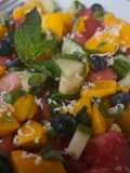Watermelon-mango salad