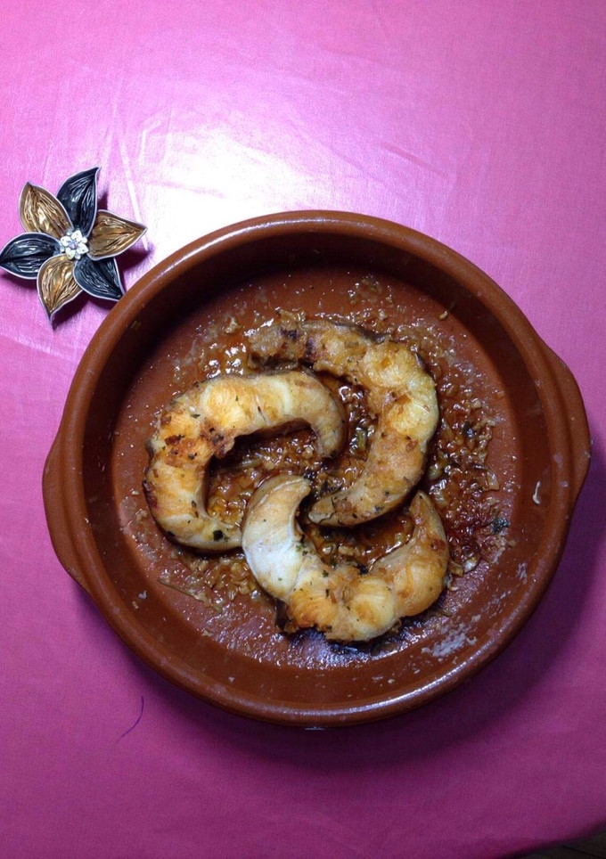 Una foto de Congrio en salsa verde