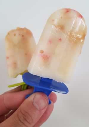 Una foto de Helado de Durazno