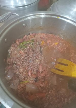 صورة لوصفة الرز الحساوي بالربيان