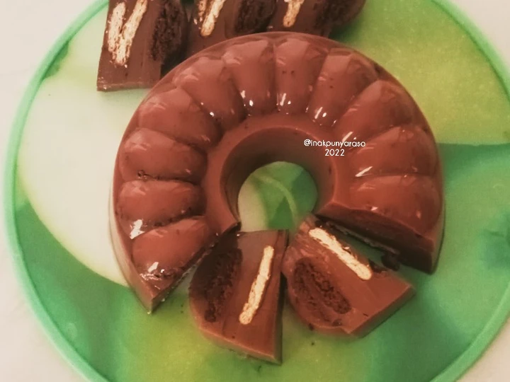 Langkah Mudah untuk Membuat Resep Pudding Jelly Biscuit 🍪 Cokelat yang Menggugah Selera Anti Ribet, Lezat