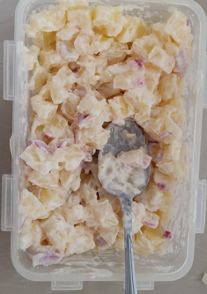 Una foto de Ensalada de yuca
