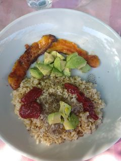 Una foto de Arroz a la cubana vegano