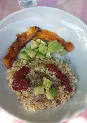 Una foto de Arroz a la cubana vegano