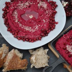 How To Make Smooth Beetroot Hummus A picture of How To Make Smooth Beetroot Hummus.