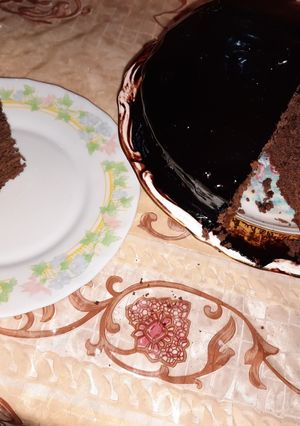 عکسی از دستور کیک شکلاتی ساده