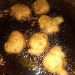 Una foto de Buñuelos de manzana