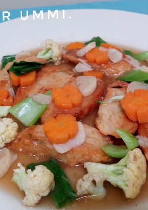 Foto resep Kekian Sayur Siram Saus Tiram