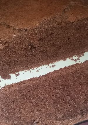 صورة لوصفة كيكة الشوفان بالكاكاو