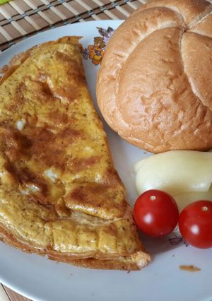 Egyszerű omlett recept fotója