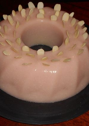 Una foto de Gelatina de almendras