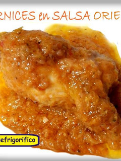 Una foto de Codornices en salsa oriental