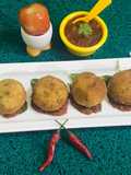 Cheese balls with herb 🌿 tomato 🍅sauce