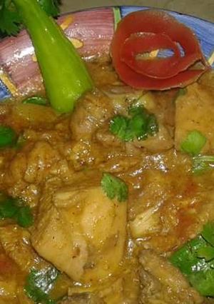 A picture of Cchicken kaju karahi #CookingSpecial.