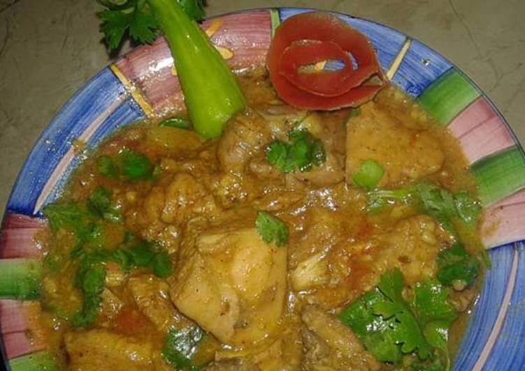 Recipe of Quick Cchicken kaju karahi #CookingSpecial