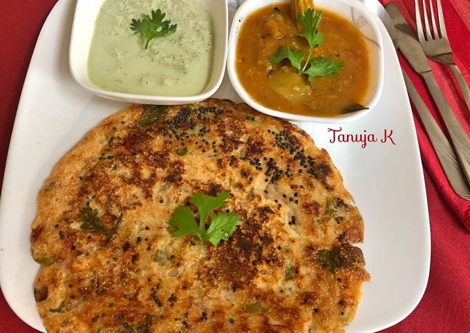 Mixed Veg Crispy Uttapam