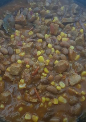 Chilis bab recept fotója