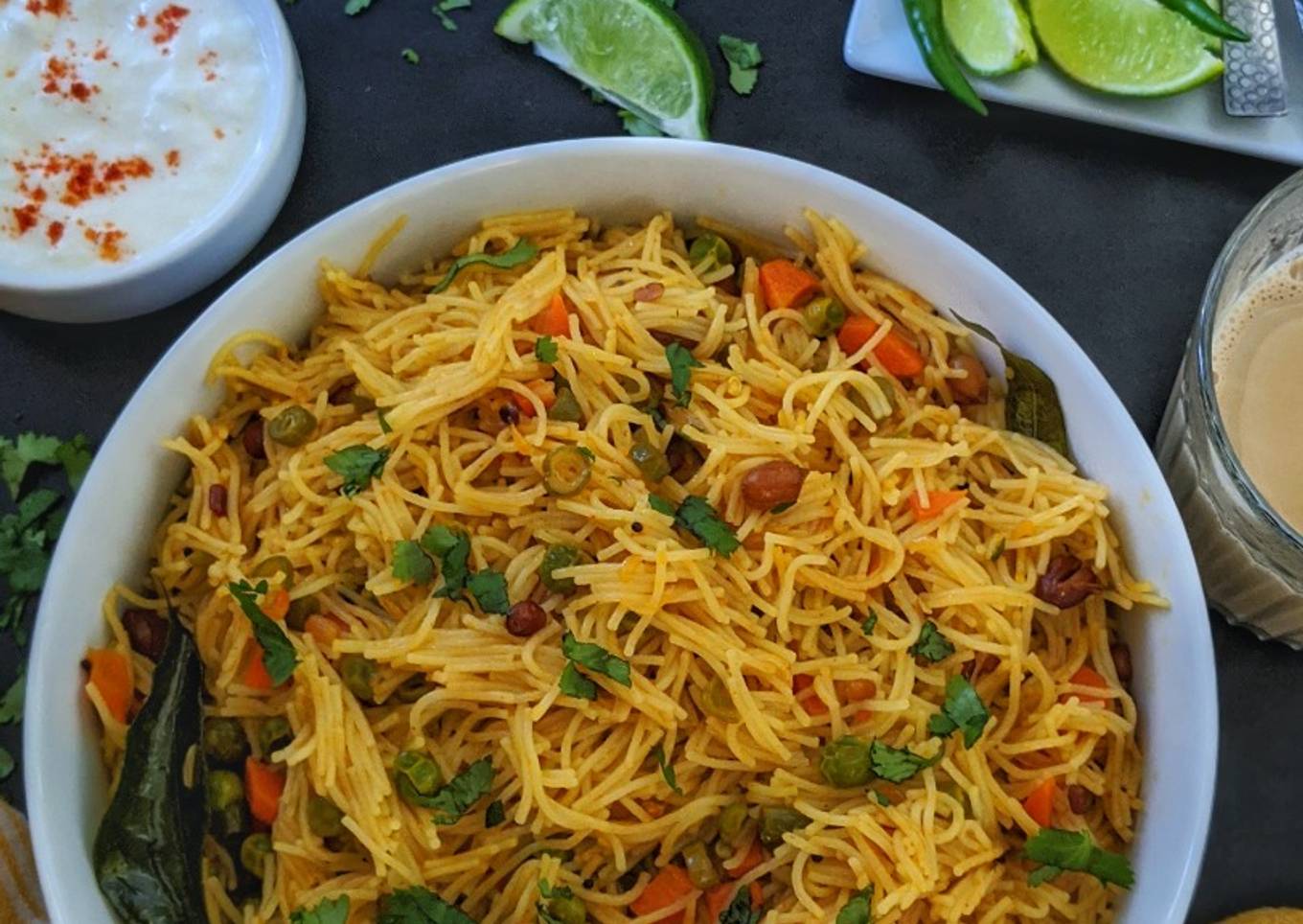 Semiya Upma / Vermicelli Upma