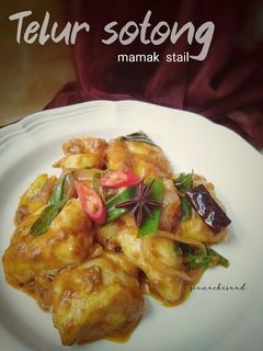 Gambar Telur sotong mamak stail