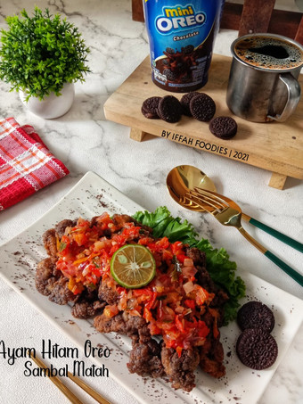 Resep Ayam Pop Hitam Oreo Sambal Matah Menu Enak Dan Mudah Dibuat