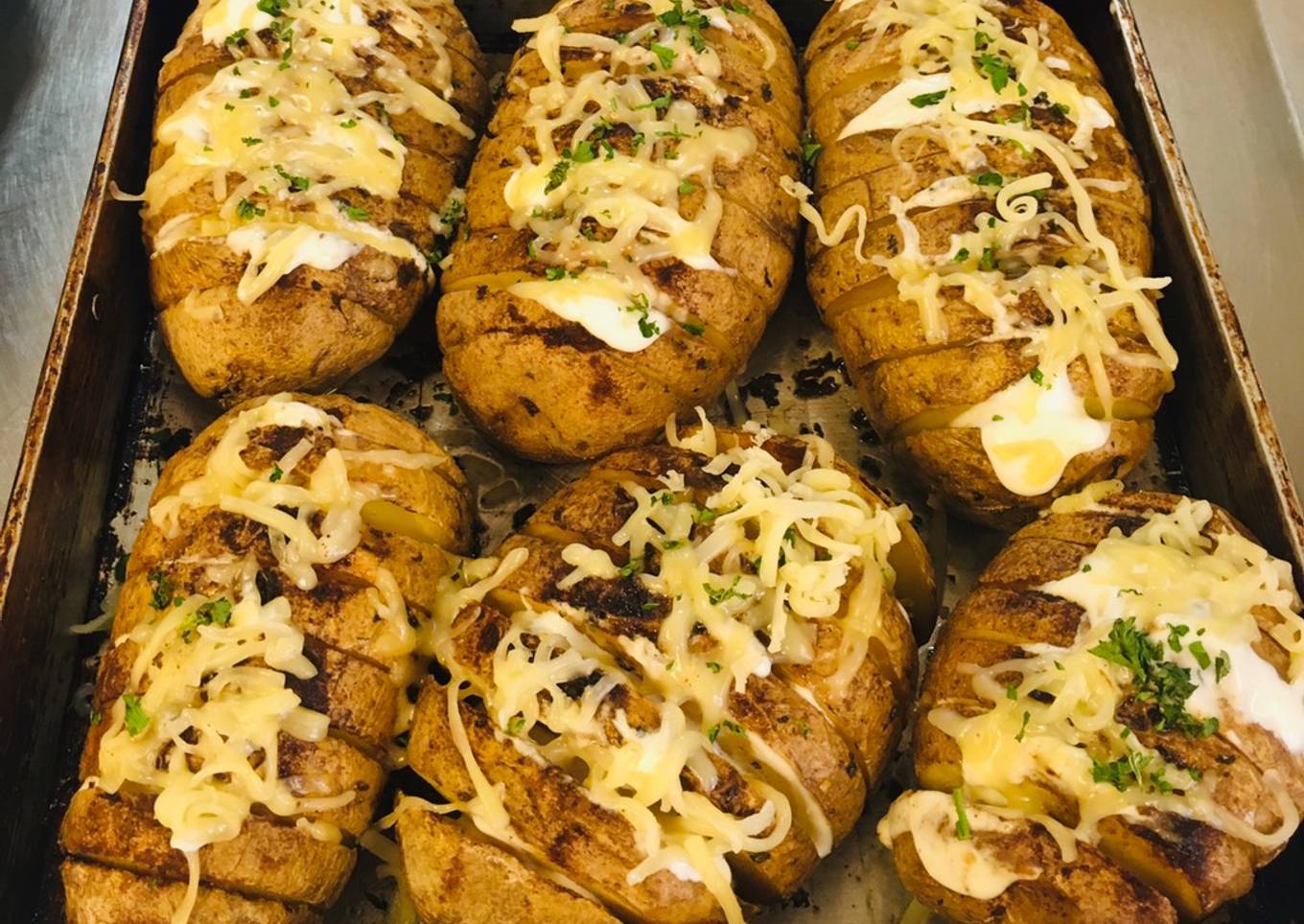 Resep Kentang Panggang Cream Keju, Bisa Manjain Lidah