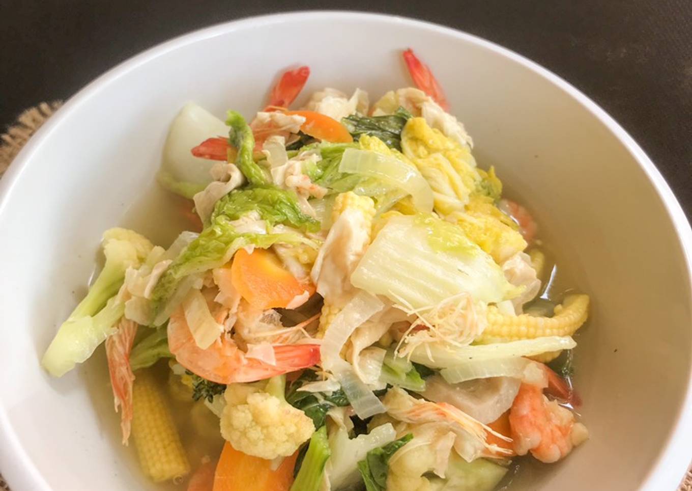 Capcay udang