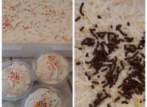 Foto resep EsKrim Fiber Creme kacang ijo+meises+keju