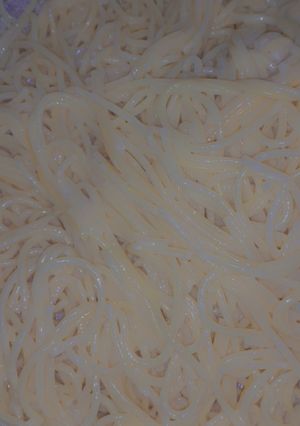 Una foto de Spaghetti con salsa Bechamel 🍴