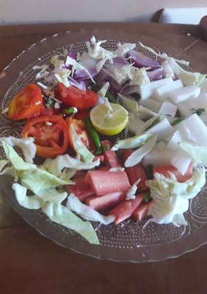 A picture of Kachumbar.Salad.