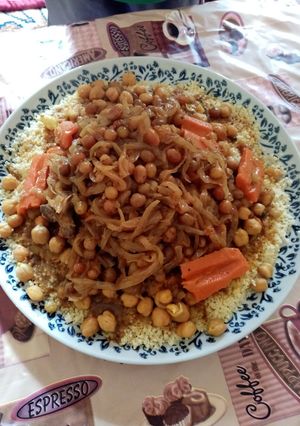صورة لوصفة كسكس بتفاي