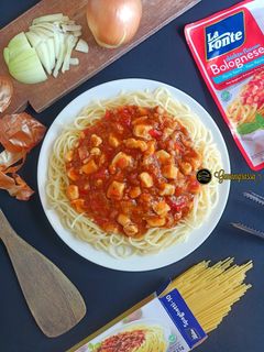 Foto resep 107. SPAGHETTI CHICKEN BOLOGNESE