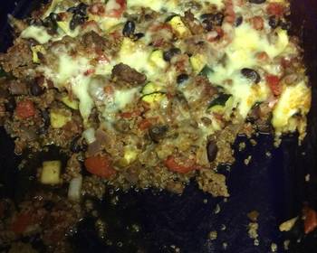 Fresh, Serving Recipe Quinoa Taco Bake Delicious Perfect