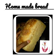A picture of Home made bread.