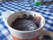 Una foto de brownie nesquik