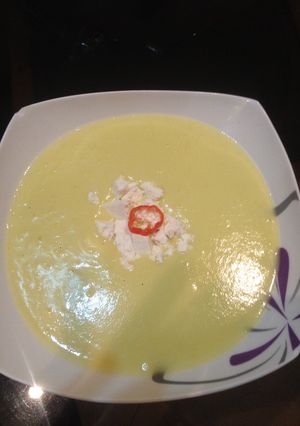 Una foto de Crema de apio