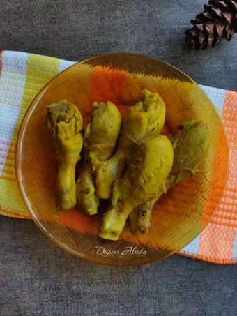 Cara Mudah Membuat Resep 51. Ayam Ungkep Bumbu Kuning yang Bisa Manjain Lidah Anti Ribet, Uenak Banget