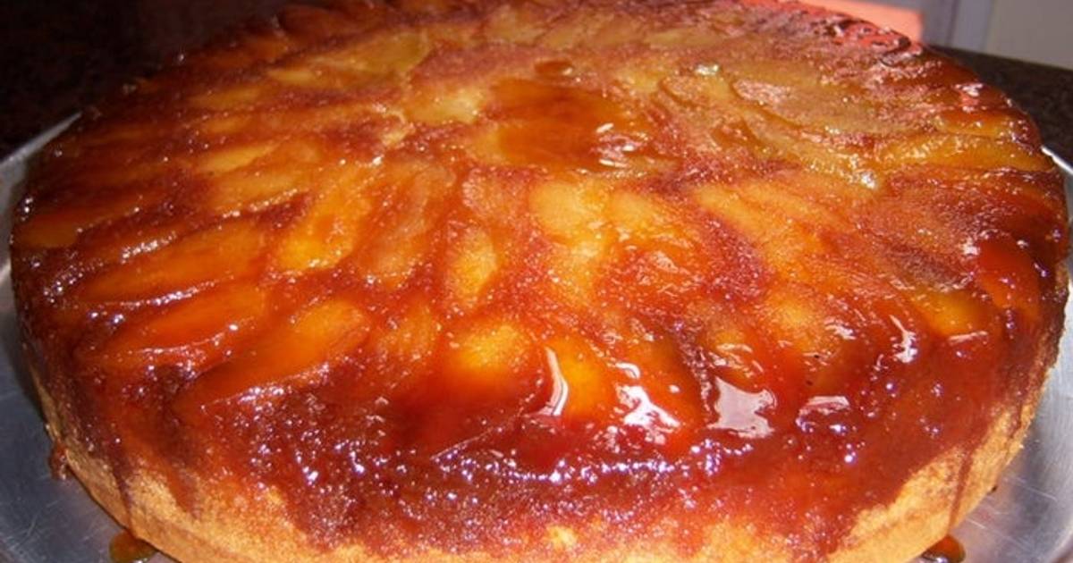 Torta Invertida De Manzana Receta De Karina Kar Cookpad