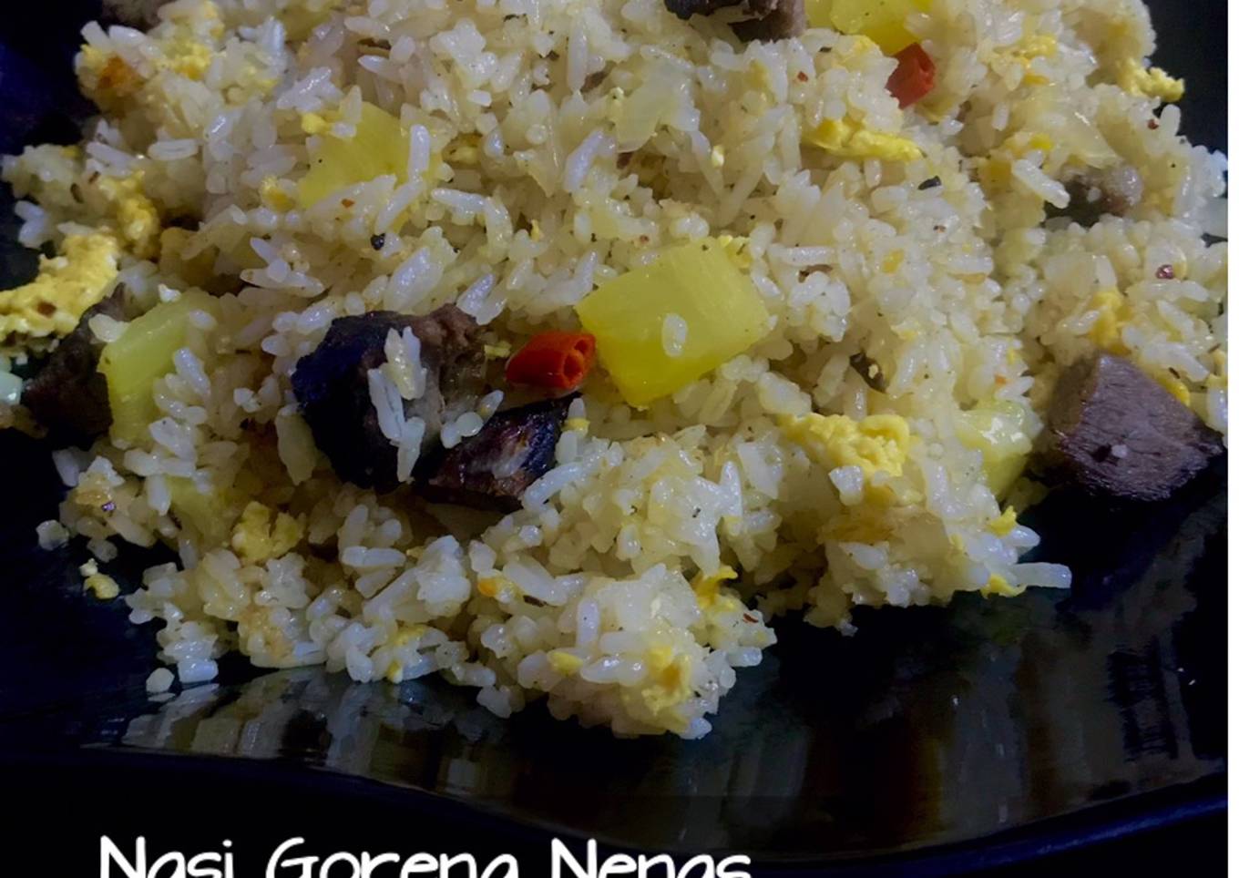 Resepi Nasi Goreng Nenas Daging Salai Yang Enak Dan Mudah Resepi Kak Ross