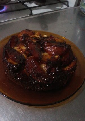 Una foto de Torta haragana de manzanas
