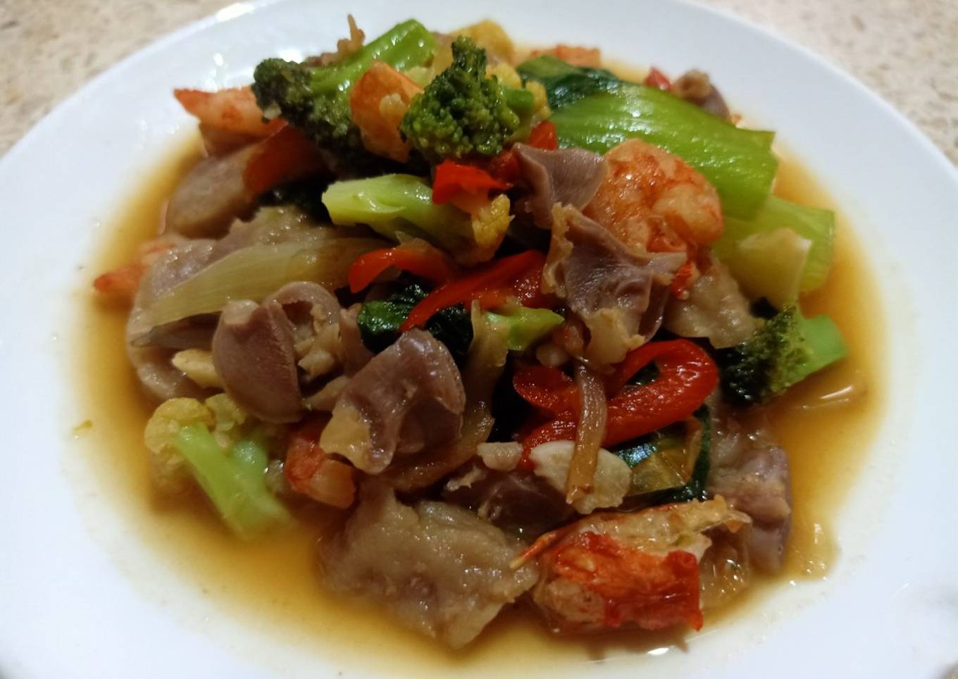 Udang,pelo saus tiram