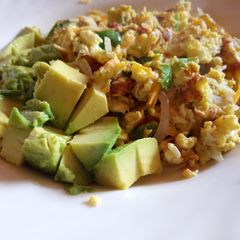 A picture of Scrambled Egg and Avocado.