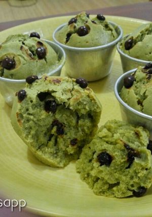 Foto resep Matcha choco muffins