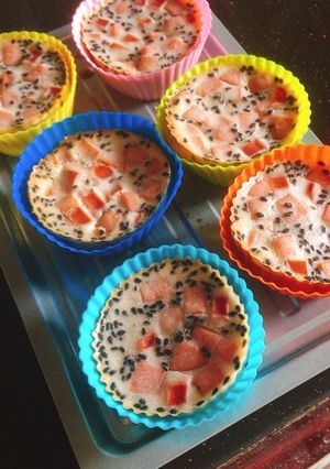 Hình của món Cupcake mặn cho bé ăn sáng.